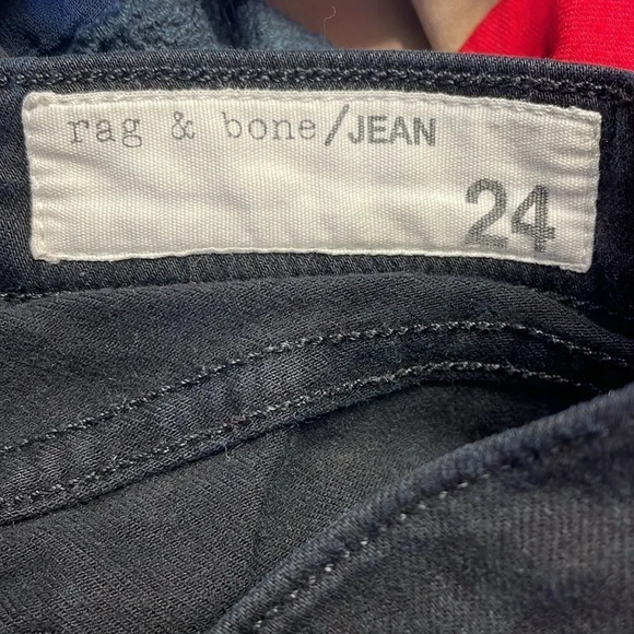 RAG and Bone Nine Inch Skinny woman’s black jeans - Picture 10 of 15